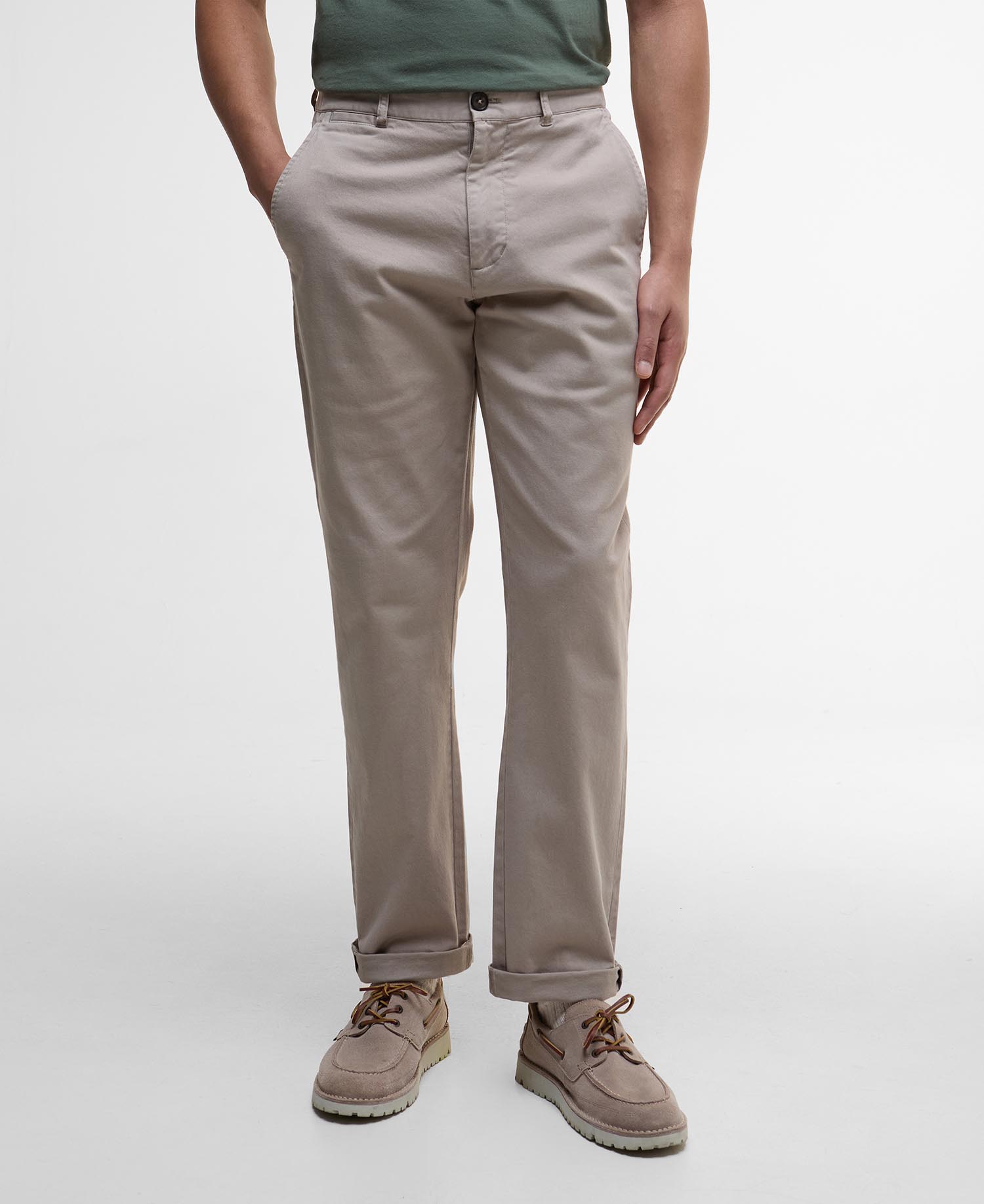 Washed Stretch Tailored Trousers image number 1