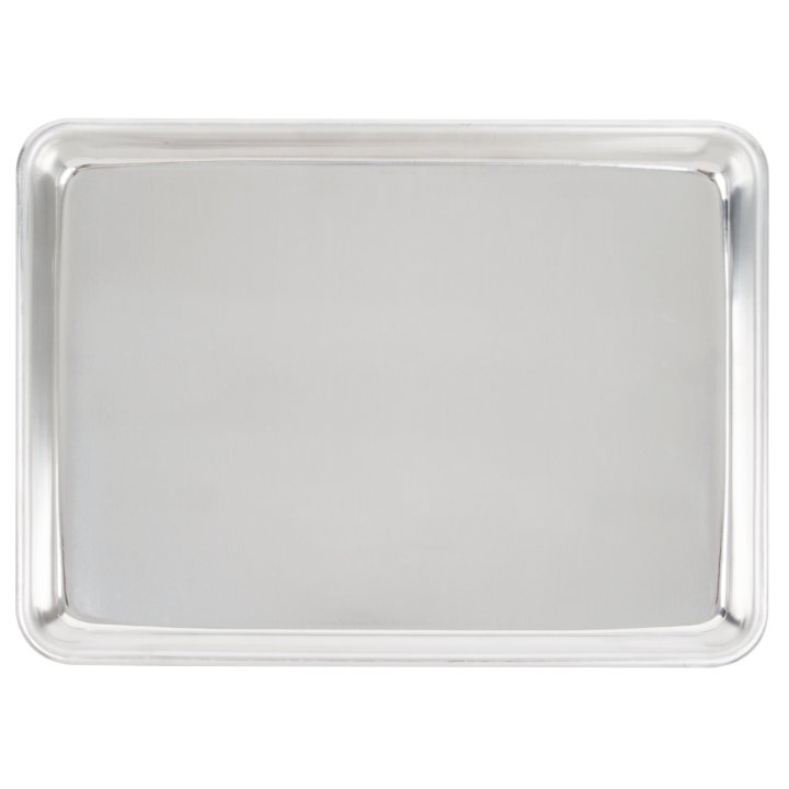 Quarter-size Wear-Ever® heavy-duty aluminum sheet pan with natural finish