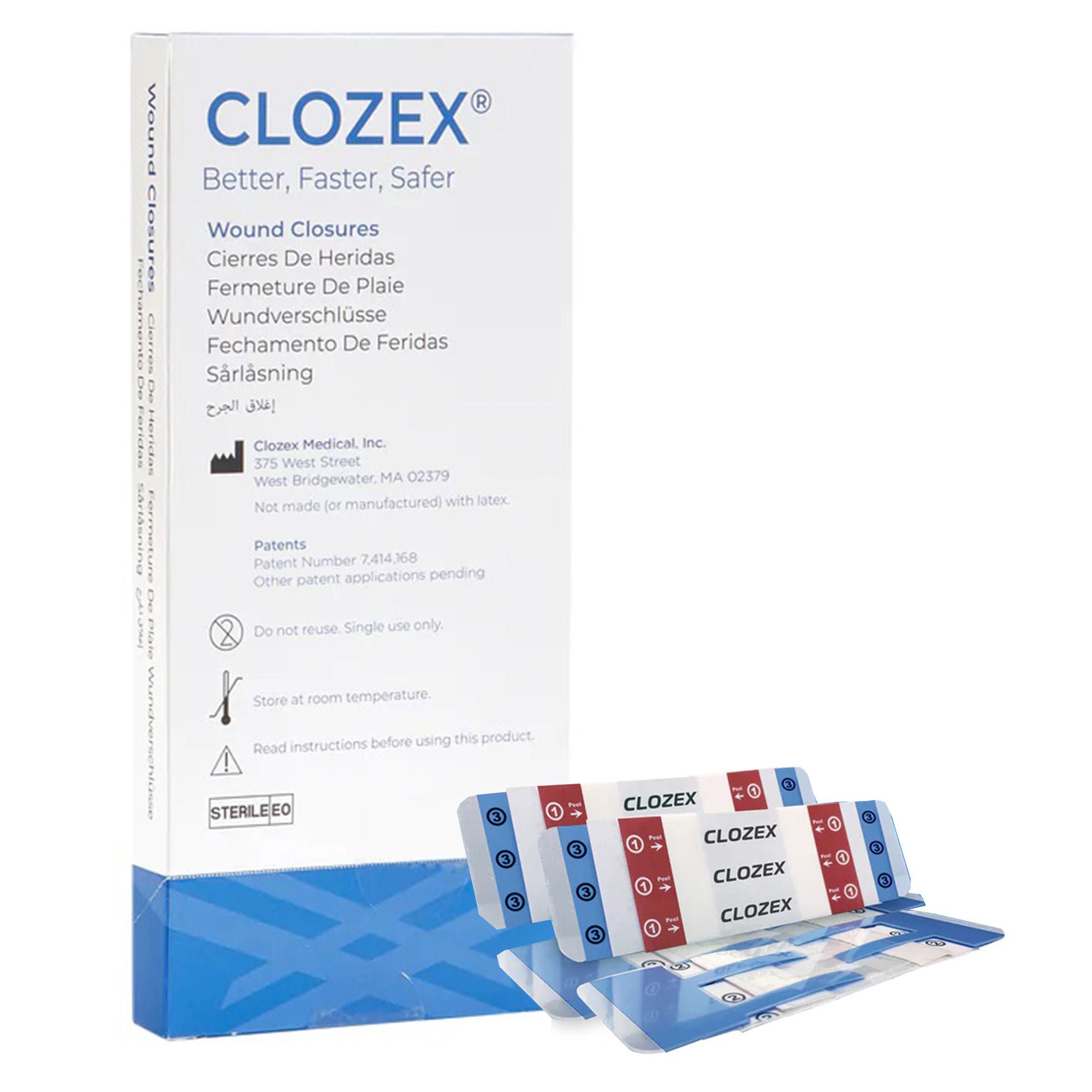 ClozeX® Skin Closure Device, 40 x 35 Millimeters