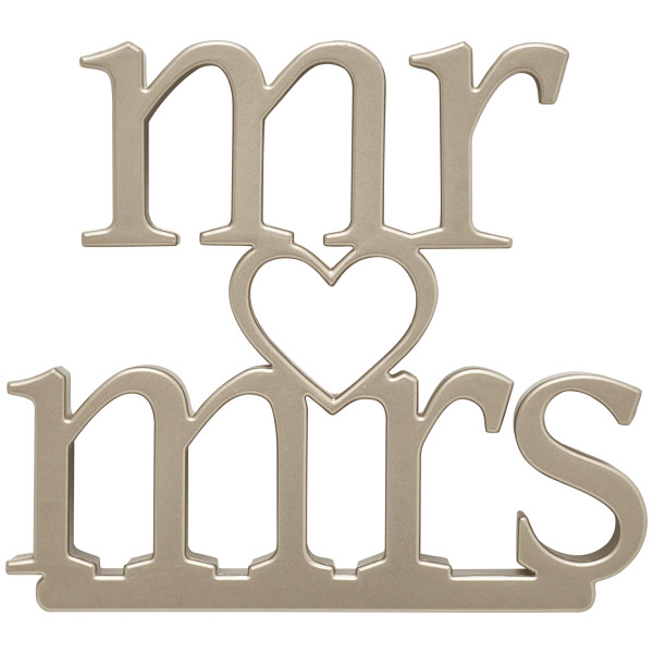 Mr. and Mrs. Wedding Ornament