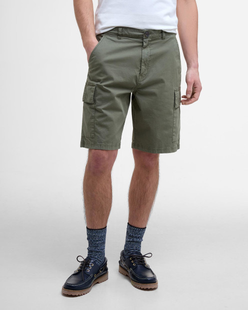 Twill Cargo Shorts Light Moss