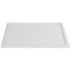 Blank Miramar® resin template for Miramar contemporary food pans in white stone