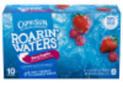 Capri Sun Roarin' Waters Berry Rapids Naturally Flavored Water Beverage, 10 ct Box, 6 fl oz Drink Pouches