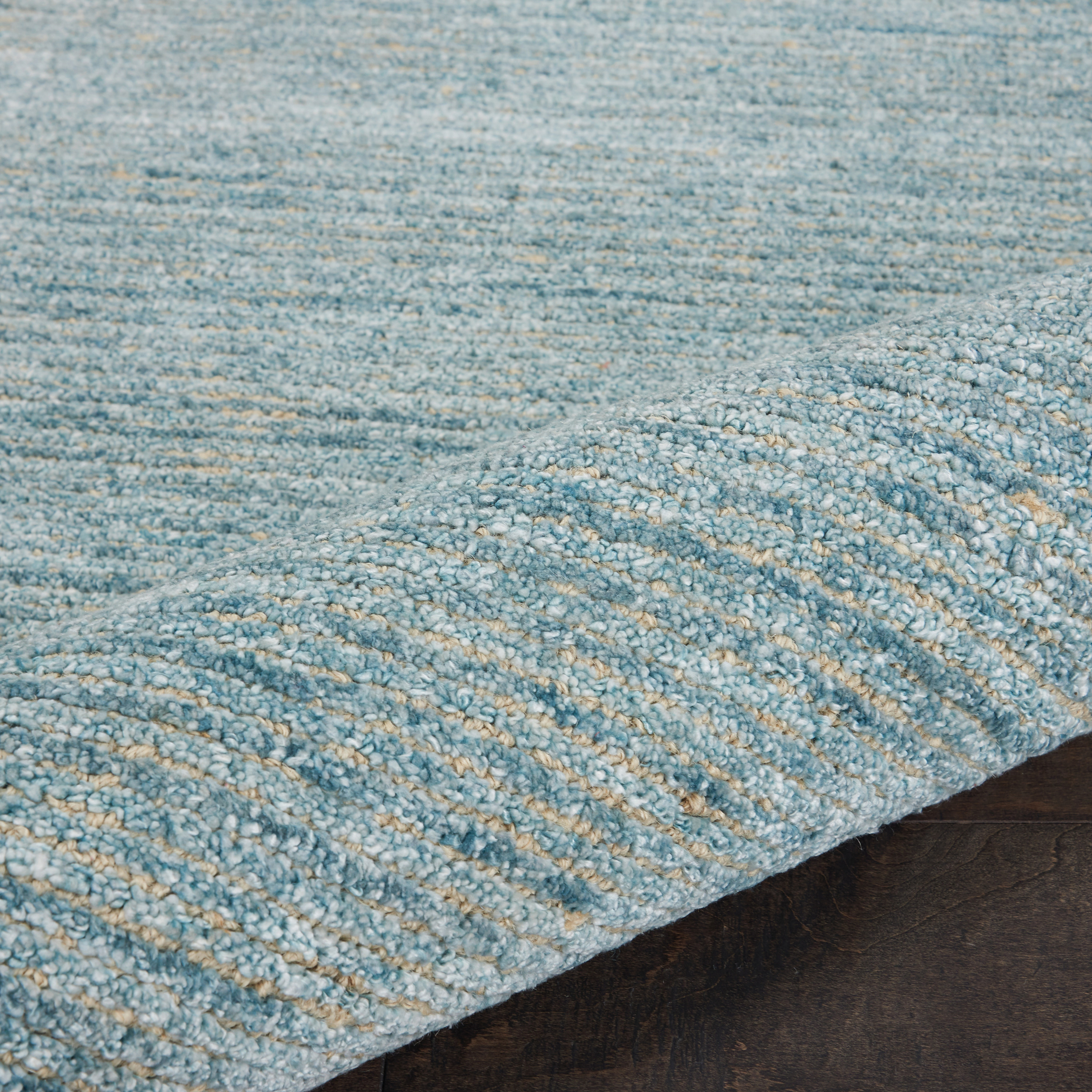 Nourison Weston 3'9" x 5'9" Seafoam Modern Indoor Rug