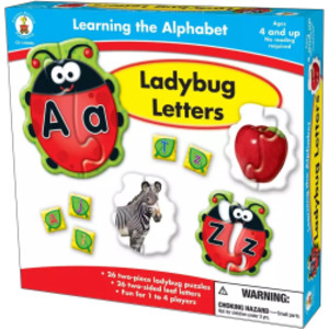 Ladybug Letters Puzzle Game