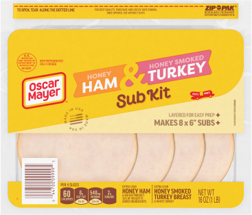 Sub Kit with Honey Ham & Honey Smoked Turkey