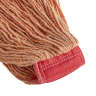 Rubbermaid Commercial, Web Foot, Blend Looped-End Wet Mop Head with 5" Headband, 24 oz, Orange