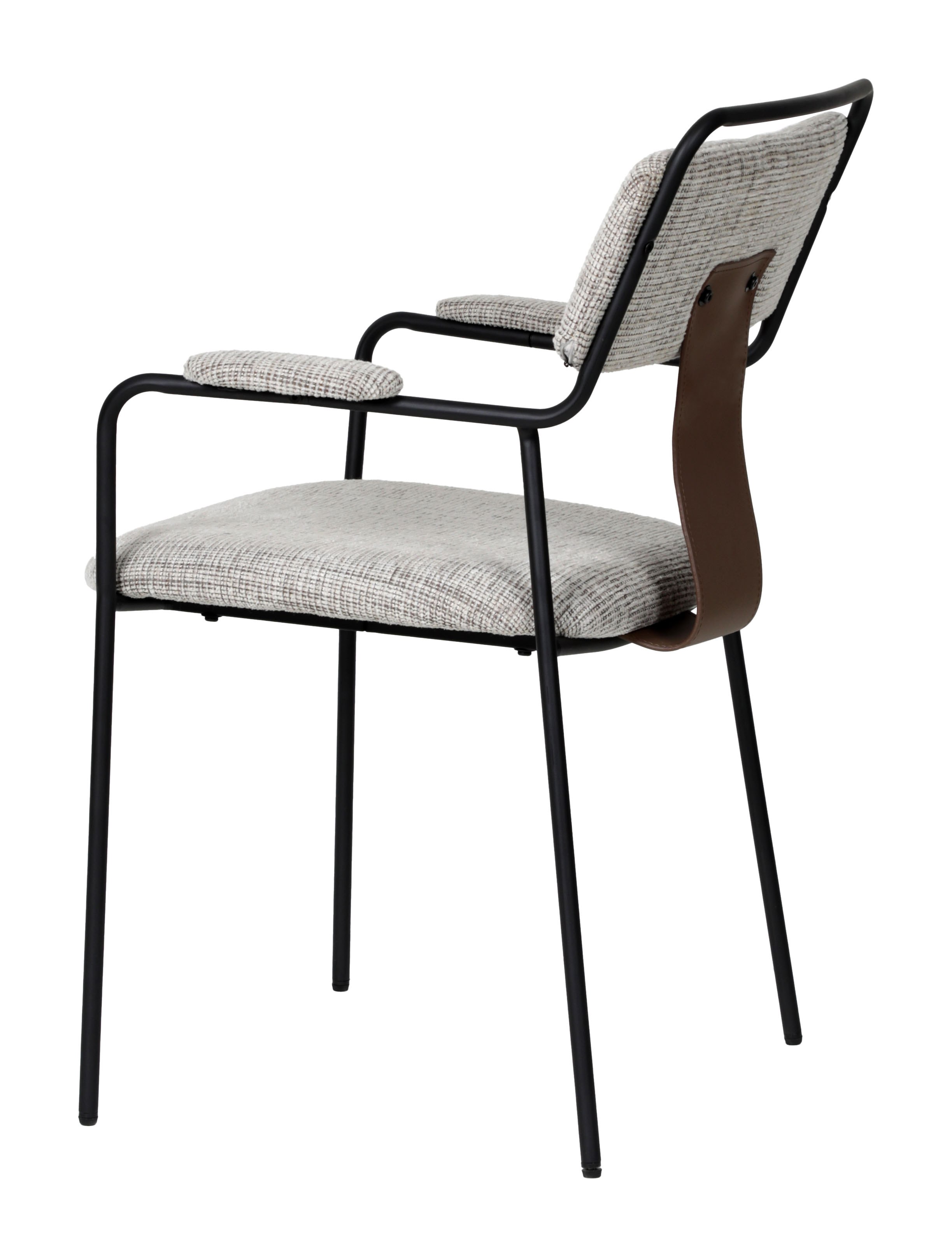 Couva Dining Chair (Set of 2) Gray Tweed product image