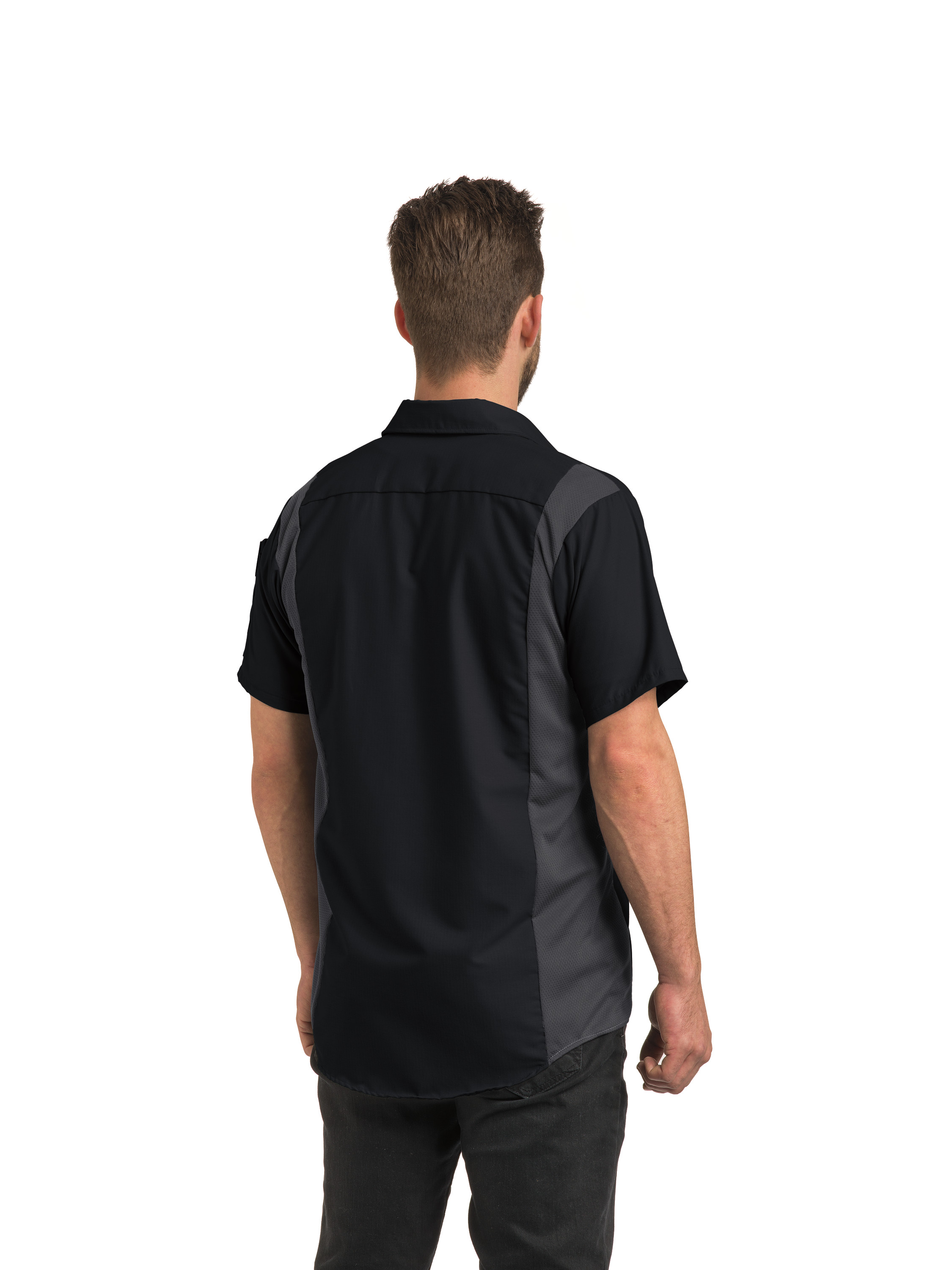 Camisa Red Kap para hombre manga corta Performance Plus Shop con tecnología Oilblok - Imagen 9 de 41