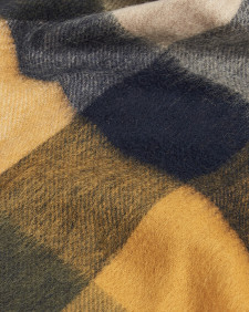 Large Tattersall Scarf Forest Mist