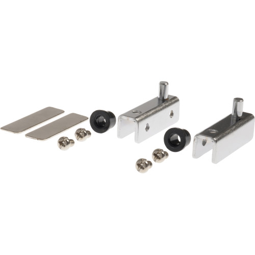 Deep Drawer Chrome Regular-Mount Glass Door Hinge