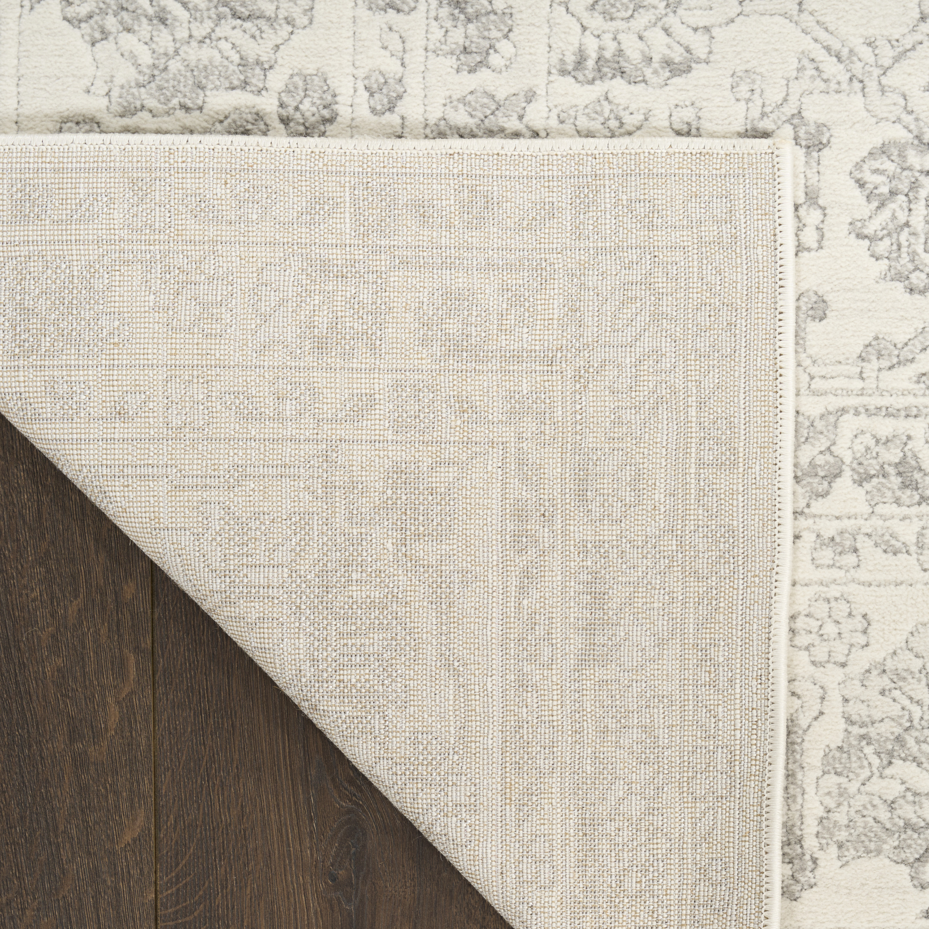 Nourison Grace 5'3" x 7'3" Grey Vintage Indoor Rug