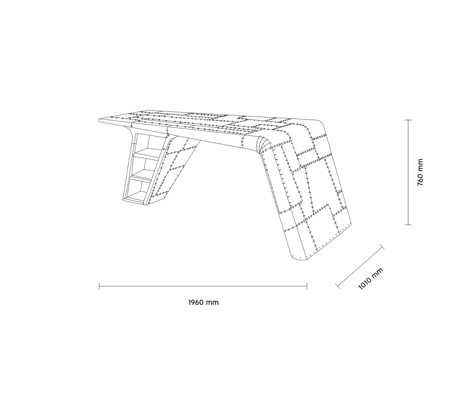 PRE-LOVED AVIATOR BLACKHAWK VALKYRIE DESK