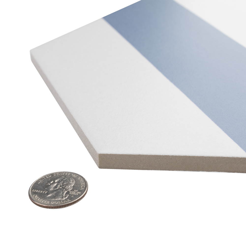 Sample – Porto Capri Hex Niagara Porcelain Floor and Wall Tile