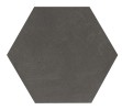 Persia Black 8″ Hexagon Field Tile Matte Rectifed