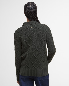 Felpa a maglia con collo arrotolato Burne 