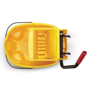 Rubbermaid Commercial, WaveBrake, 35qt, Mop Bucket w/ Sidepress Wringer, Yellow
