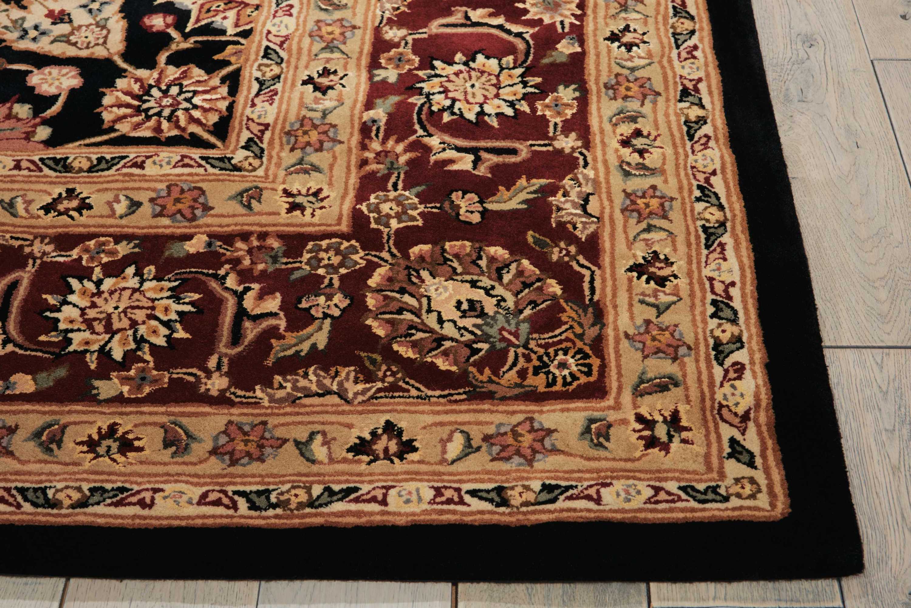 Nourison Nourison 2000 3'9" x 5'9" Black Traditional Indoor Rug