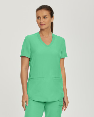 Landau Forward Women&#39;s 3&#45;Pocket V&#45;Neck Scrub Top-Landau