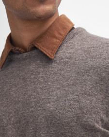 Essential Crew Neck Jumper Dark Stone