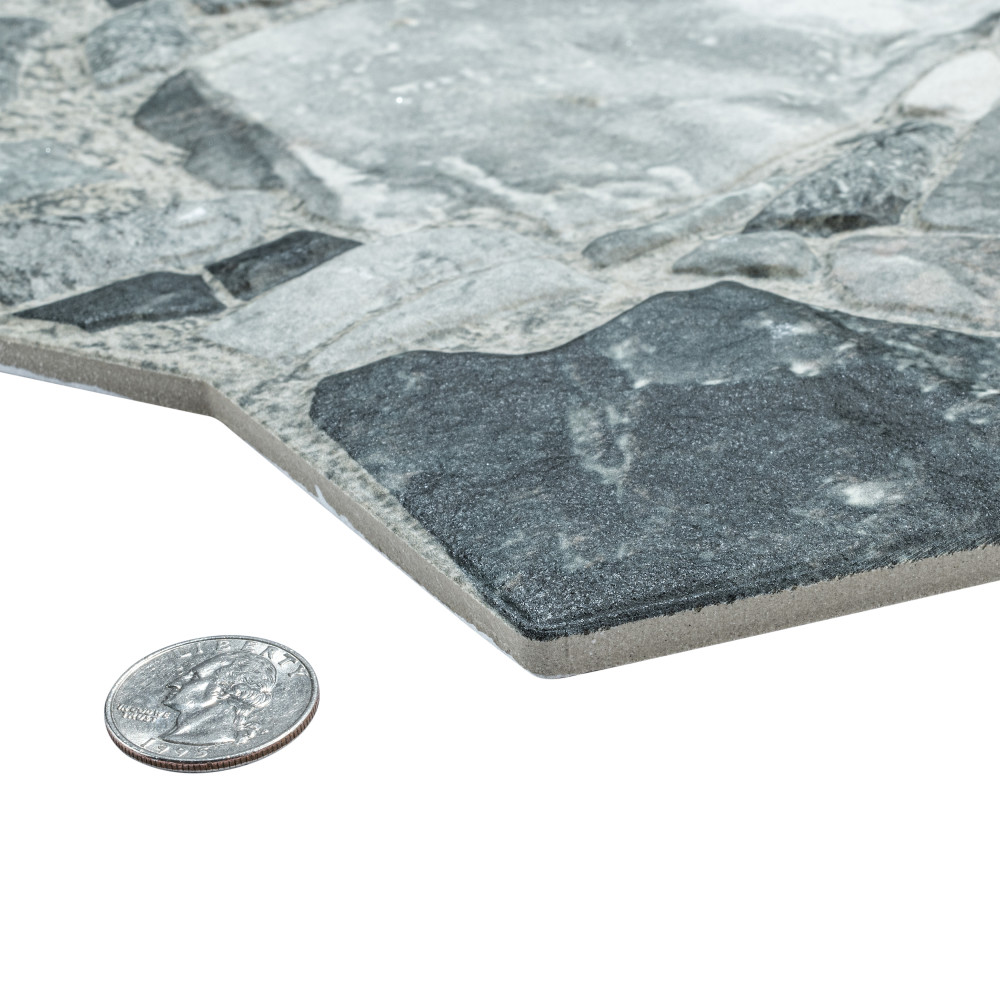 Rambla Grafito 14-5/8 in. x 22-3/4 in. Porcelain Floor and Wall Tile