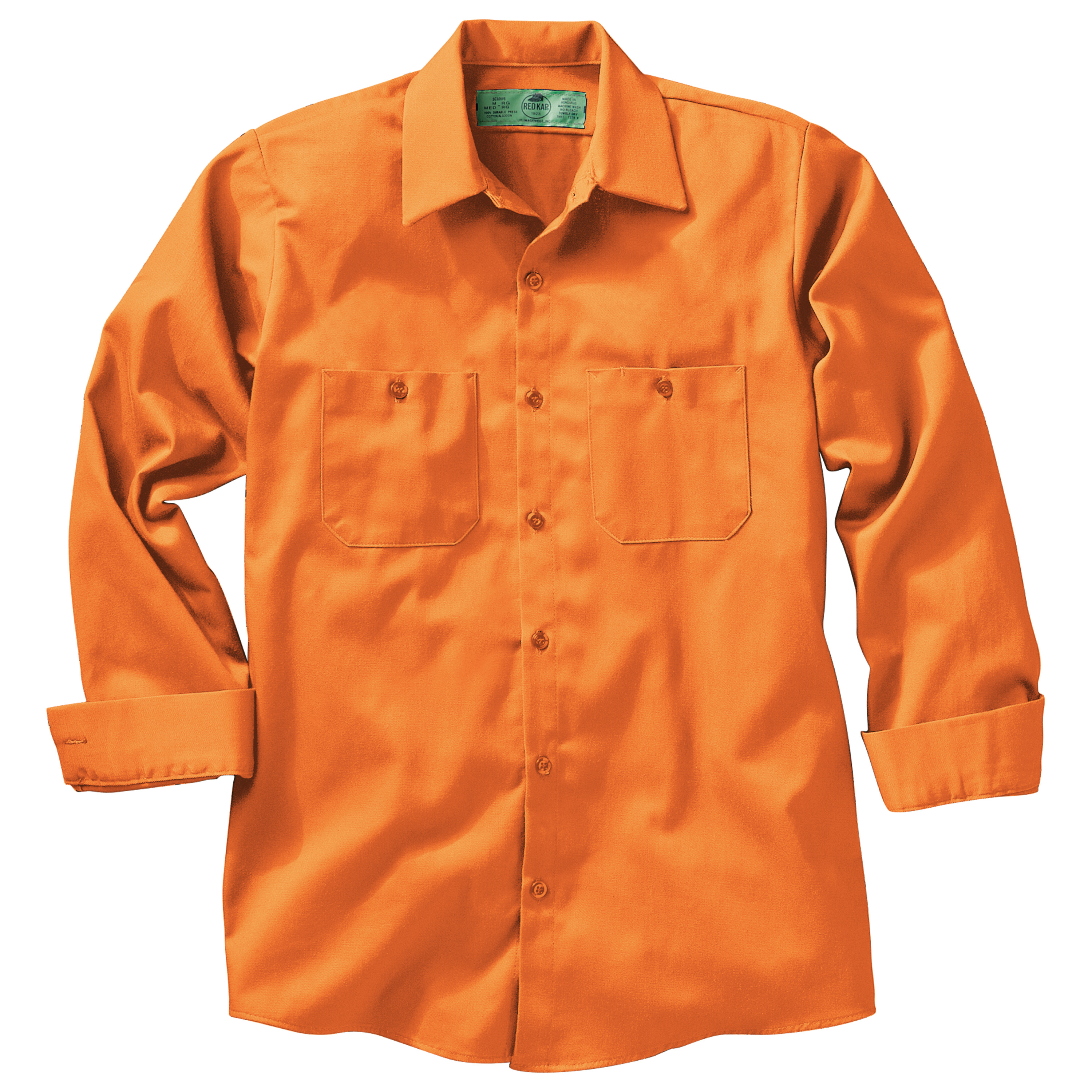 Red Kap Men's Long Sleeve Wrinkle-Resistant Cotton Work Shirt - Picture 29 of 37