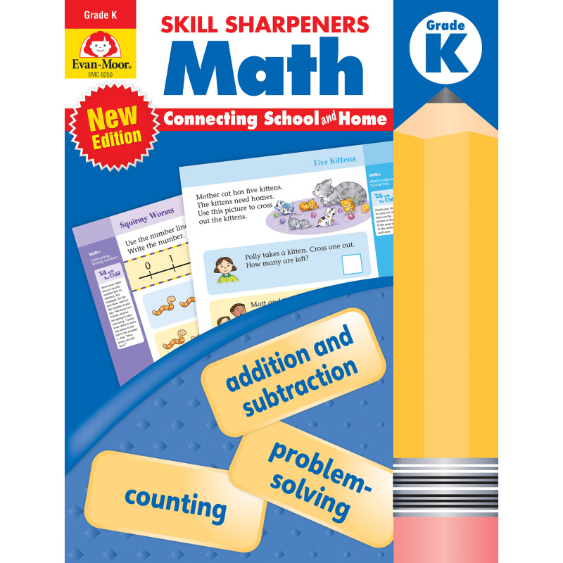 Skill Sharpeners: Math, Grade K