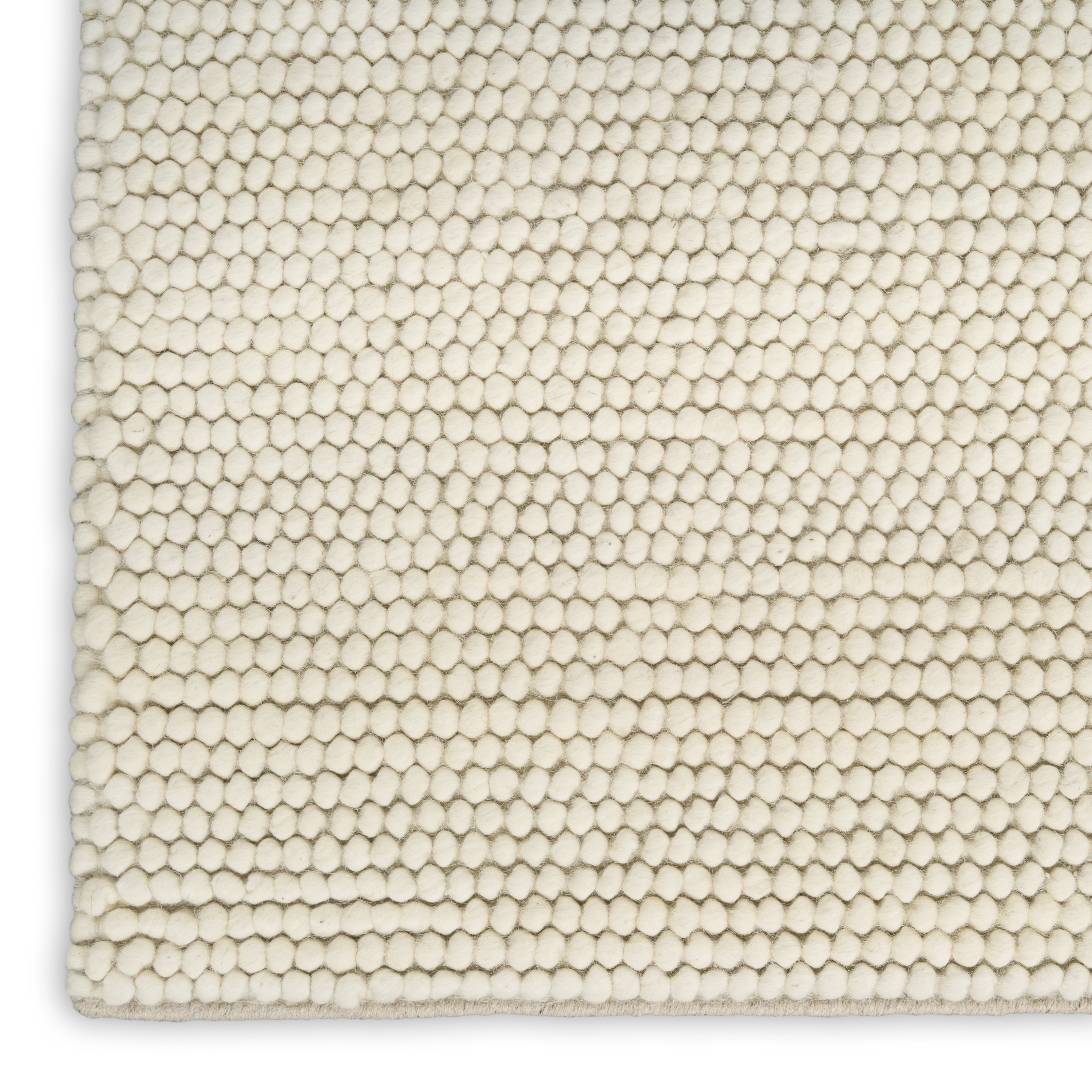 DKNY Pure Knots 5'3" x 7'3" Ivory Modern Indoor Rug
