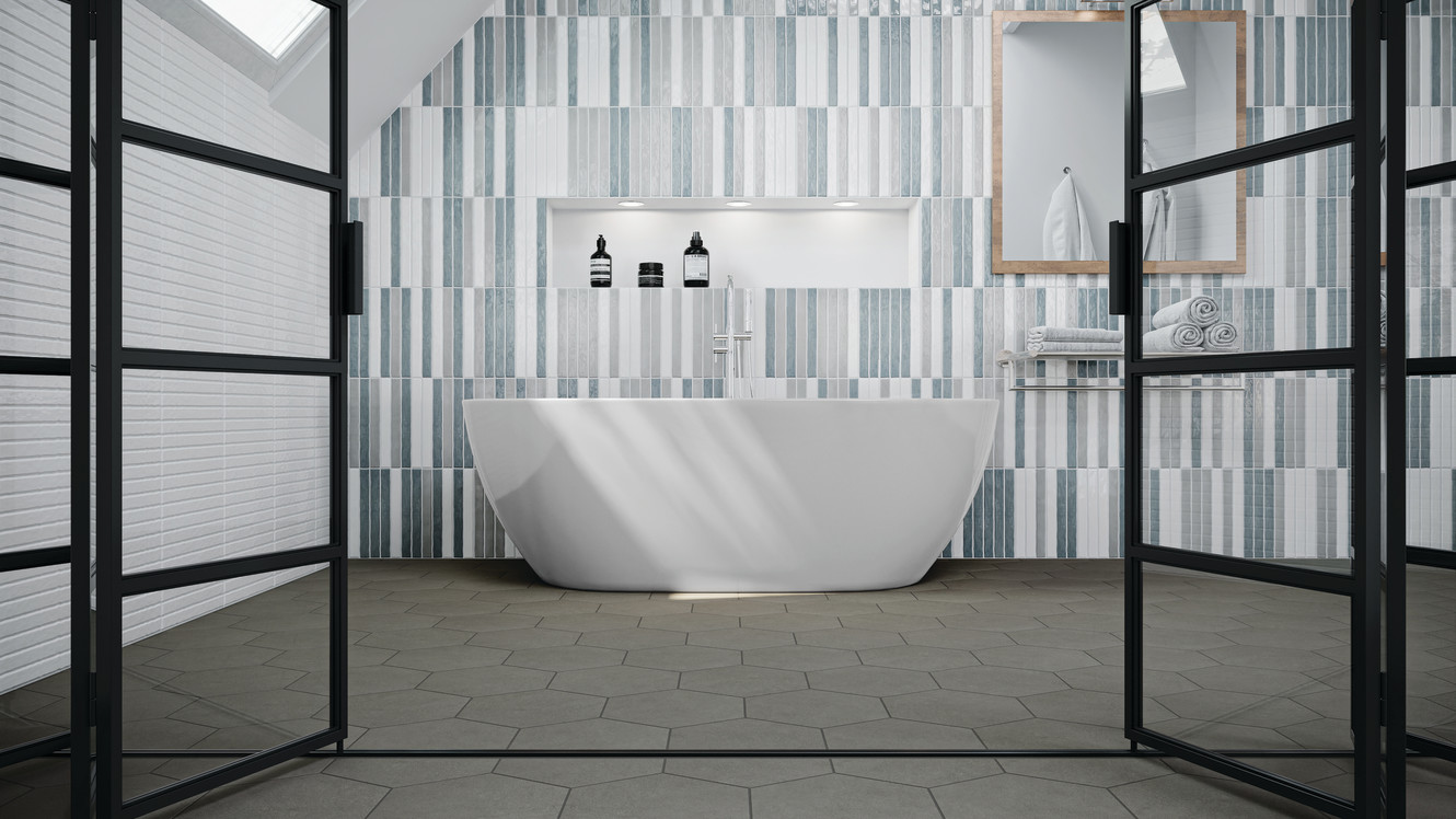 Vibes White, Steel and Gray 2x20