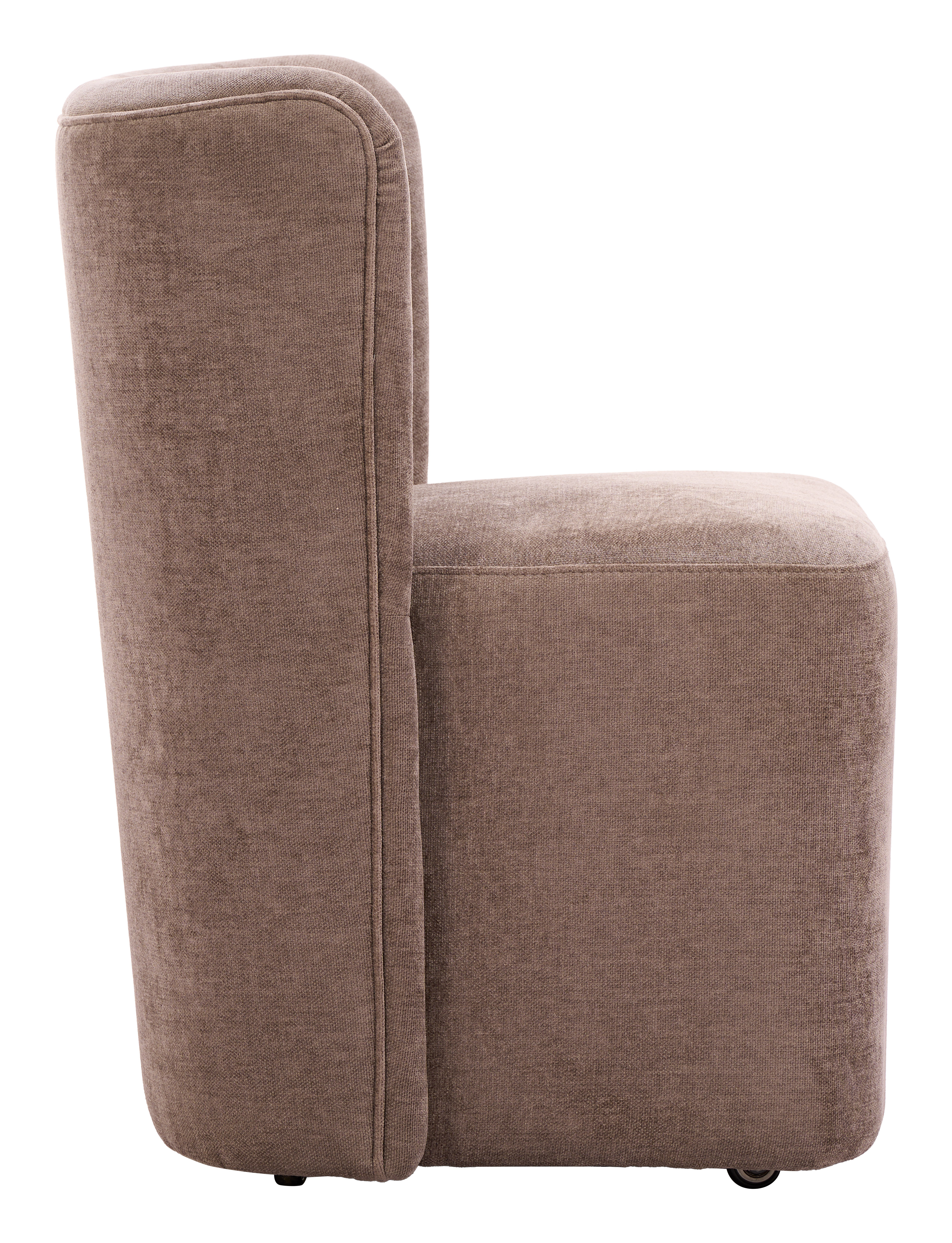 Bambun Dining Chair with Wheels Taupe product image