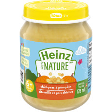 Heinz by Nature Baby Food - Chickpeas & Pumpkin Purée image