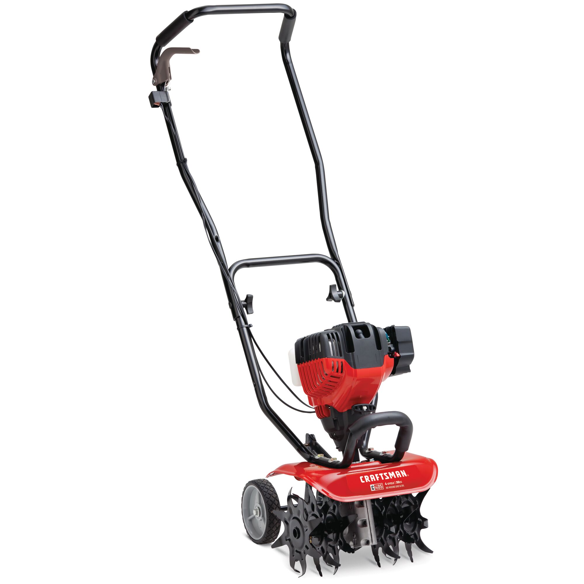 CRAFTSMAN gas cultivator on white background