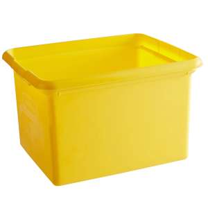 Rubbermaid Commercial, 30 qt. Organizing Bin, Yellow