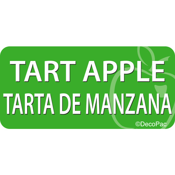 Tart Apple/Tarta de Manzana Promotional Label