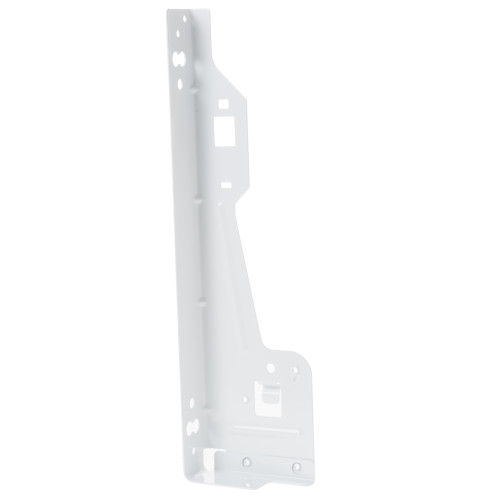Refrigerator left freezer drawer front mounting bracket