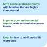Tork, H2 Xpress® Compressed Advanced, Folded Towel, Multifold, 1 ply, White