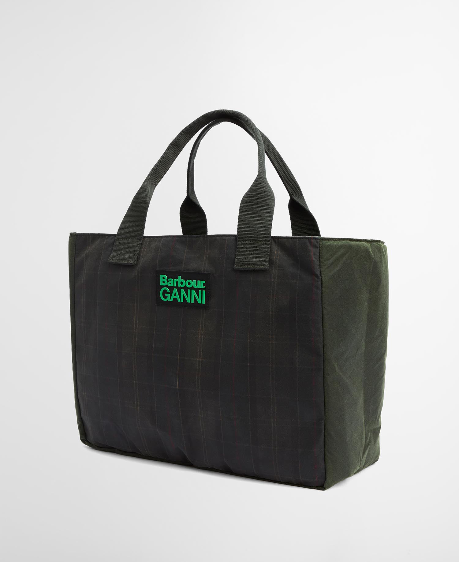 Barbour x GANNI Waxed Tote Bag image number 2