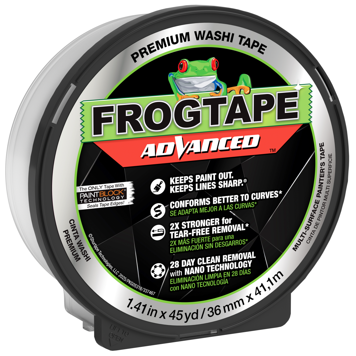 Imagen de producto principal de la cinta de pintor FrogTape Advanced™