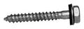 Lag Screw Size 1/4 x 2 in. Hex Head Gimlet Point Washer/Rubber Gasket Head Regular Thread Hot Dip Galvanized Steel