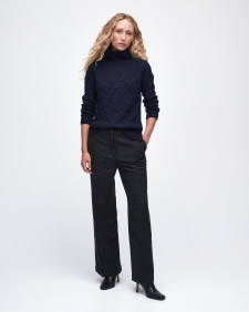 Burne Roll Neck Jumper Classic Navy