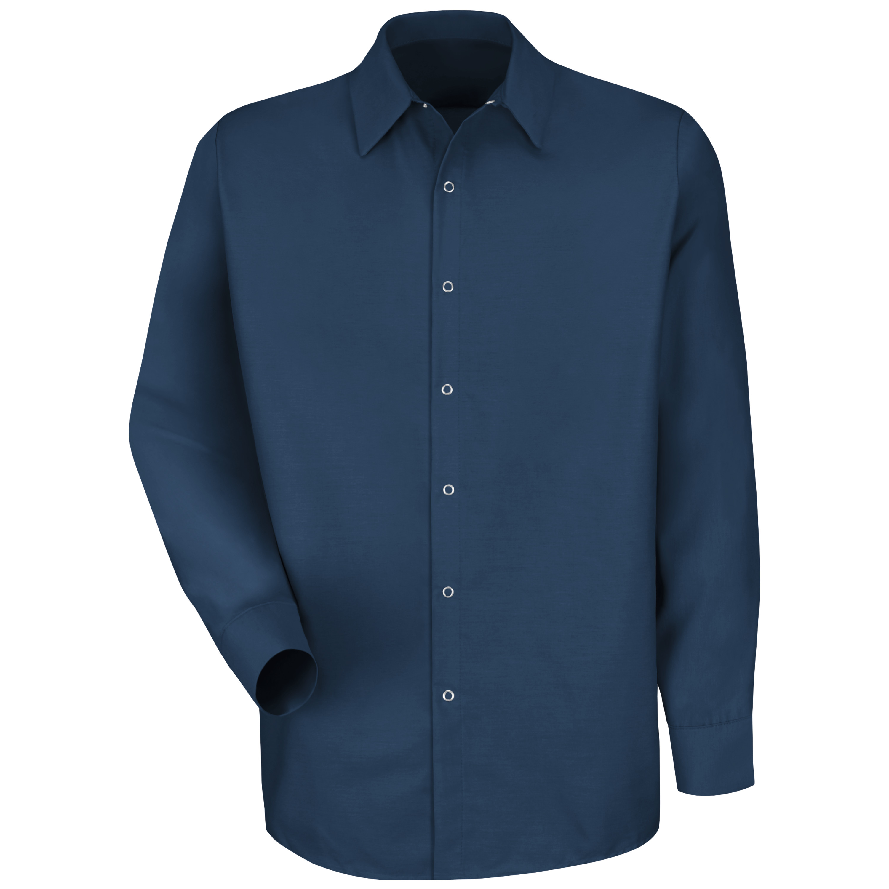 Red Kap Men's Long Sleeve Specialized Pocketless Work Shirt - Picture 8 of 11