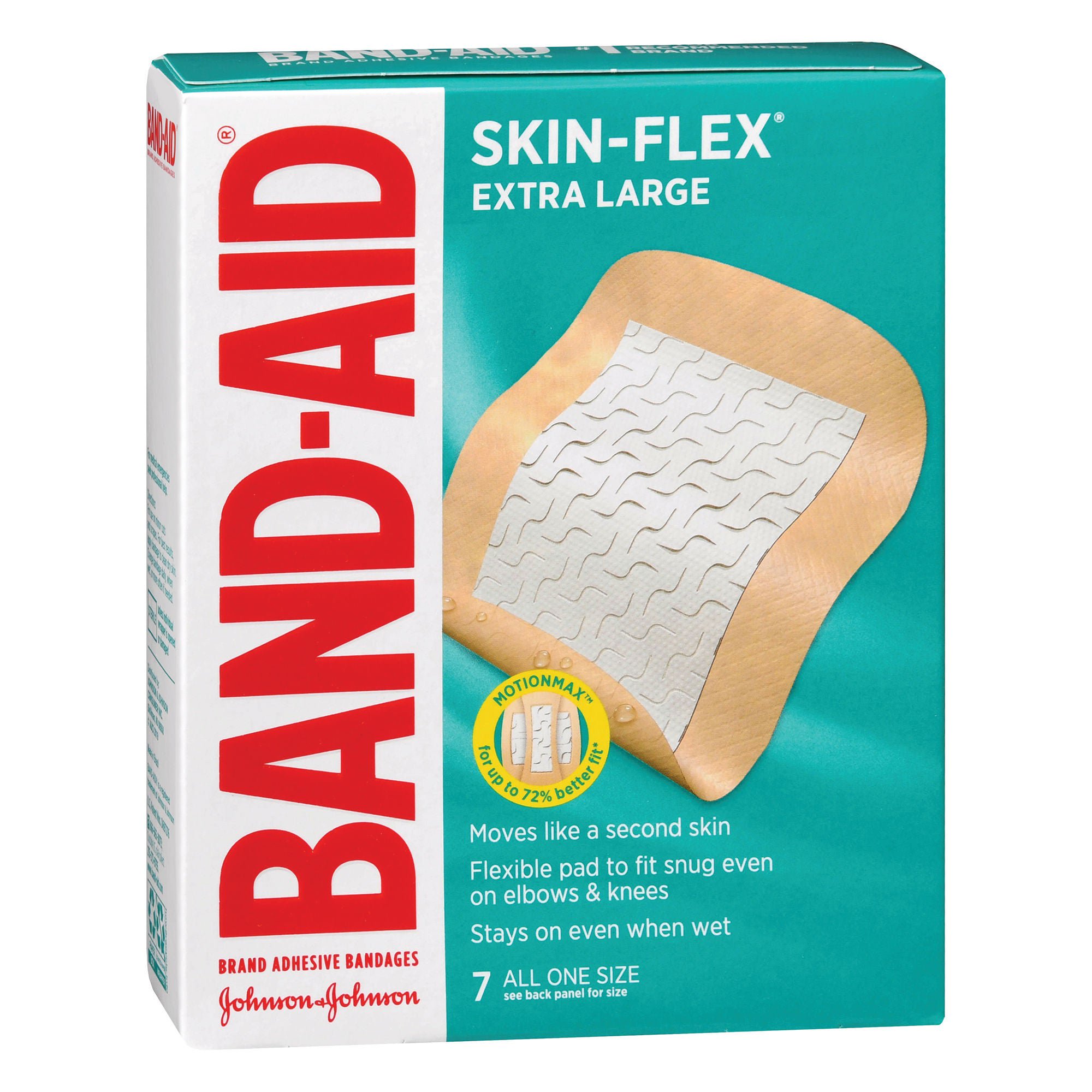 Band-Aid® Skin-Flex® Adhesive Bandages Extra Large, 2.75 x 3.5 Inch