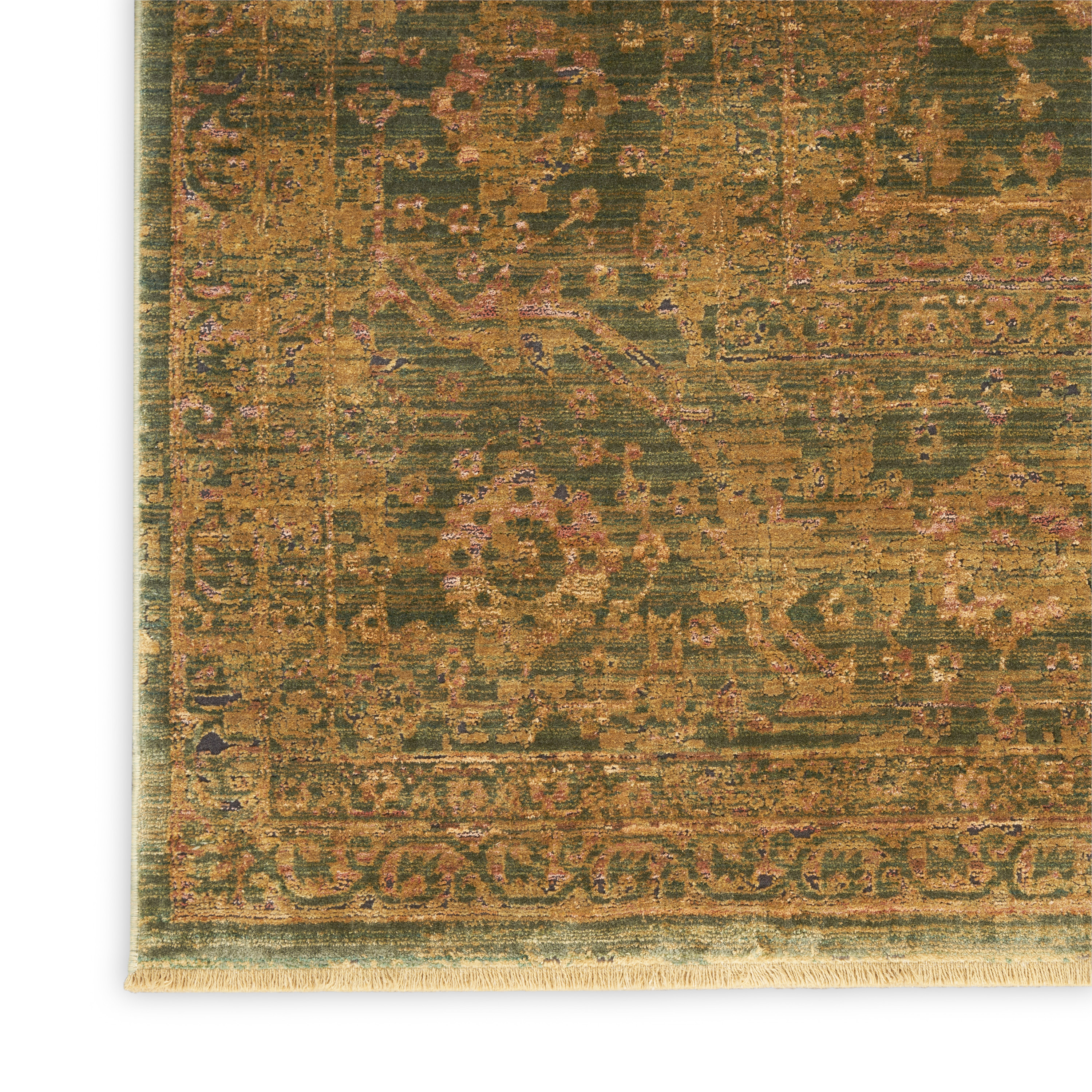 Nourison Luxurious 8' x 10' Olive Vintage Indoor Rug