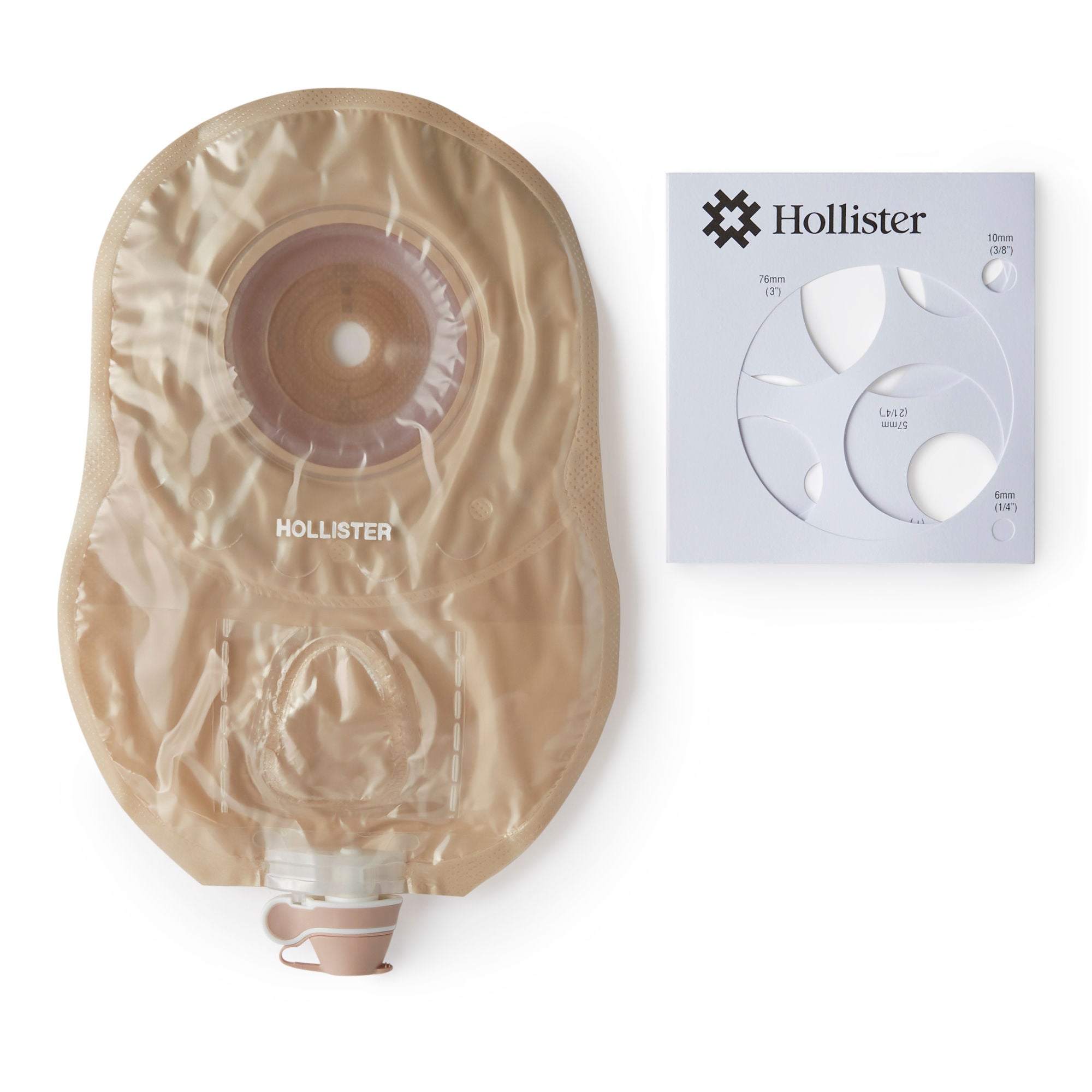 CeraPlus™ Soft Convex 1-Piece Ultra Clear Urostomy Pouch, Cut to fit up to 38 mm