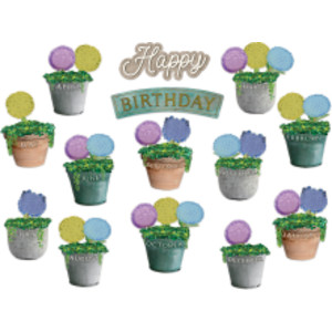 Curiosity Garden Birthday Mini Bulletin Board Set