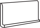 Accra Light Gray 6×12 Cove Base Matte
