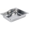 Full-size 2 ½-inch-deep Super Pan® stainless steel super shape short wild pan
