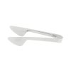 8-inch-long stainless steel pastry tongs