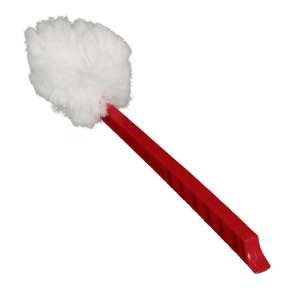 Impact, 5.75in, Deluxe Toilet Bowl Mop, Red, Polypropylene Bristles, Red