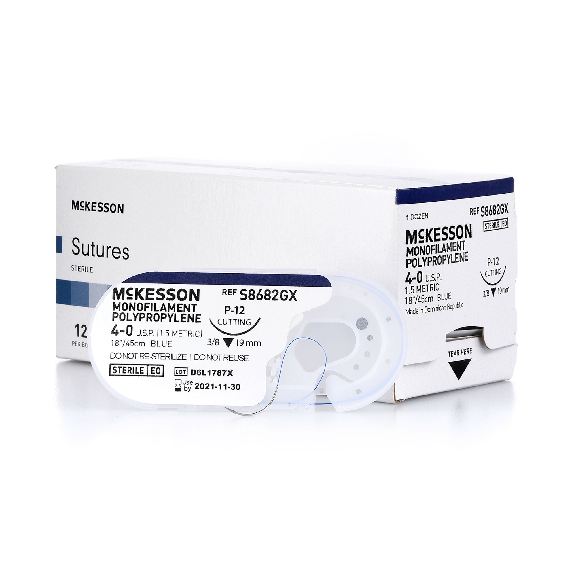 McKesson Suture with P-12 Needle
